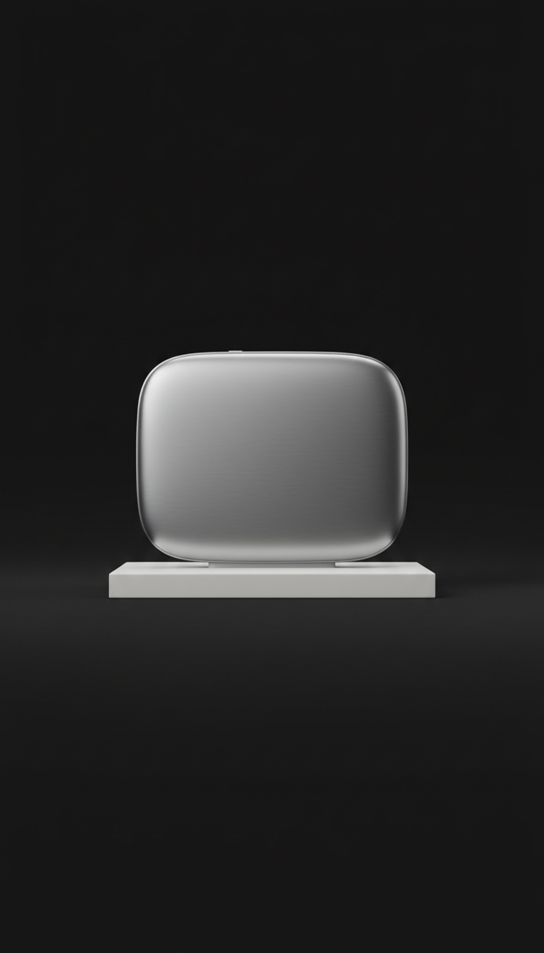 Architectural wireless charging pad with metallic finish