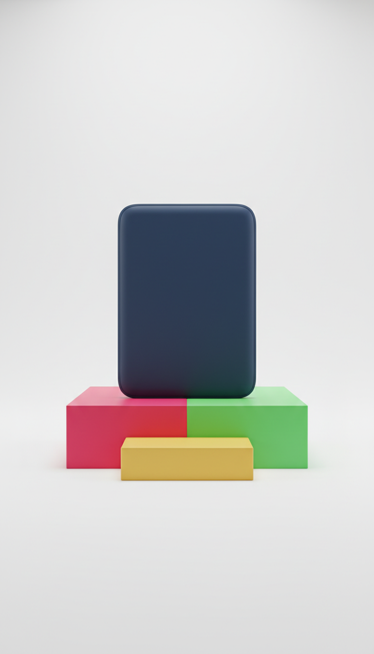 Portable Charging Pad with Snap-On Design