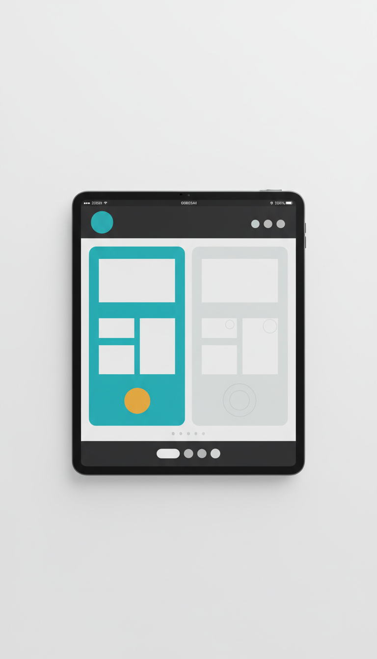 Touchscreen Booking Tablet Interface