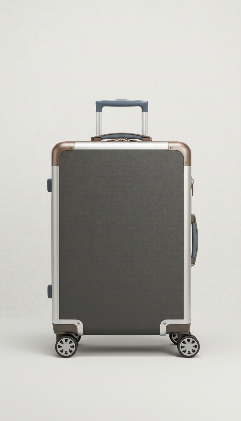 Carry-On Suitcase with Aluminum Edges