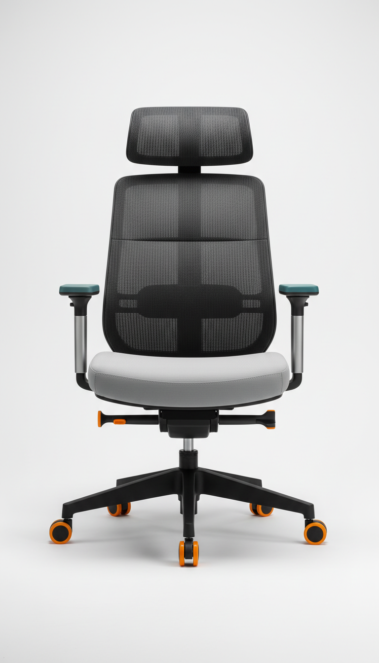 Ergonomic Chair with Dynamic Lumbar Support